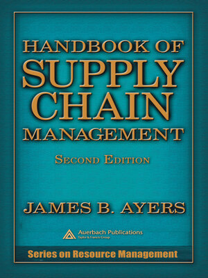 cover image of Handbook of Supply Chain Management